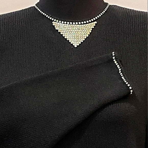 Don Sayres-Wellmore Vintage Black Cocktail Dress - Size 8 - Picture 6 of 12